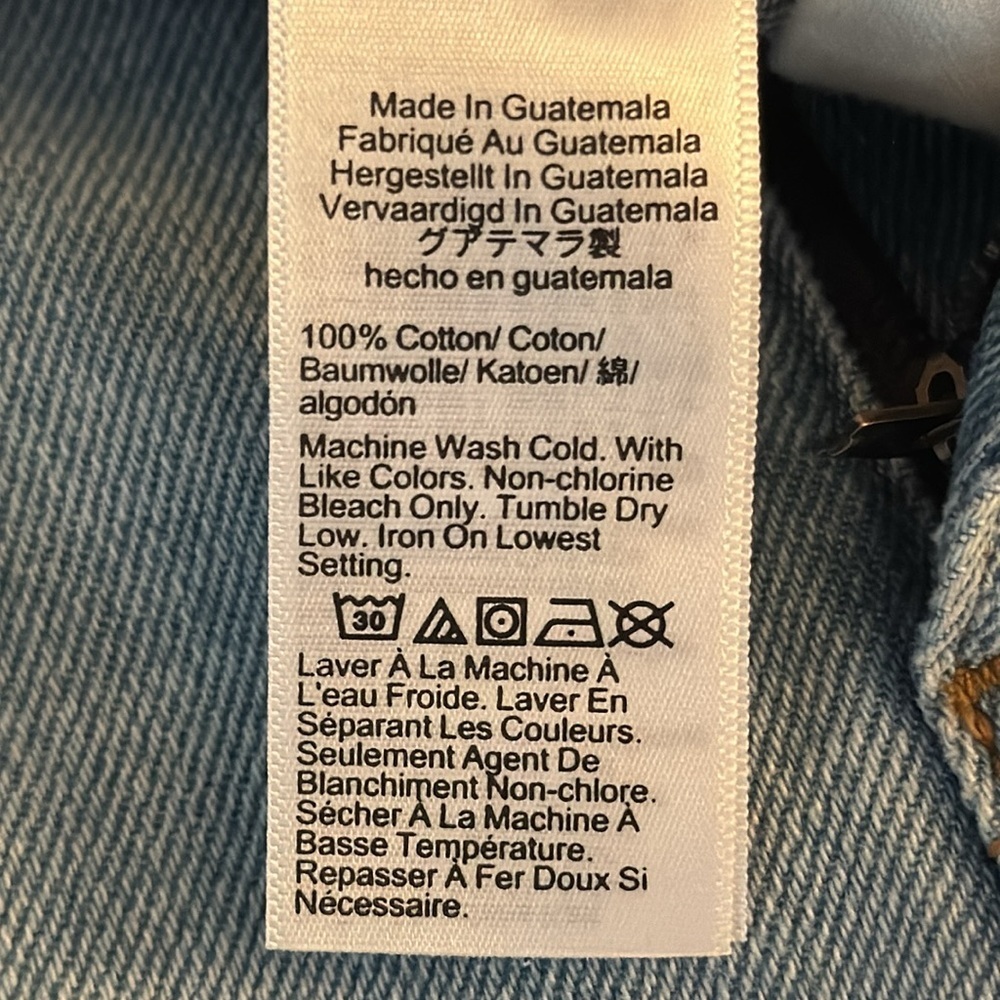 Madewell Baggy Straight Jeans in Berteau Wash Size 23 NWT - Picture 11 of 12